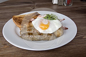 Scottish Breakfast in Cafe, Edinburgh