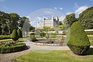 Scottish castle, Dunrobin Castle.