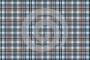 Scottish cell. Seamless vector cage pattern. Repeating. Blue background