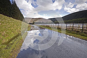 Scottish country road photo