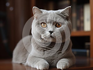 The Scottish Fold\'s Solitude in a Study