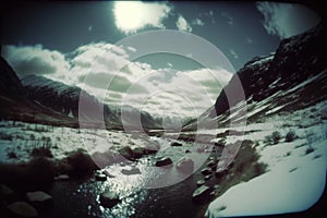 The Scottish Highlands through a Pinhole Camera