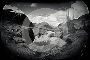 The Scottish Highlands through a Pinhole Camera