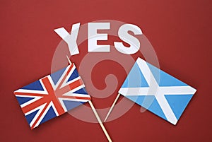 Scottish independence referendum 19th october 2023. politic relative background with national