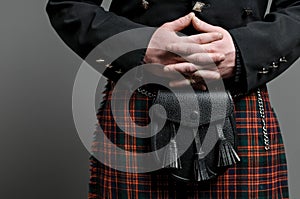 Scottish Kilt And Purse