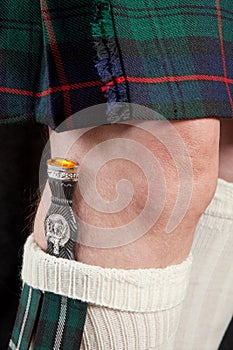 Scottish knife and kilt