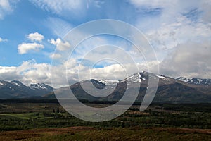 Scottish landscape at Ben Nevis