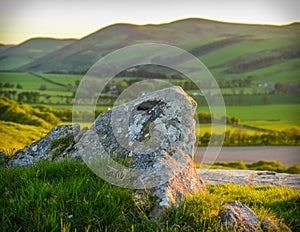 Scottish Landscape At Sunset