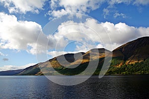 Scottish Loch Ness lake. Loch Ness and the Highlands