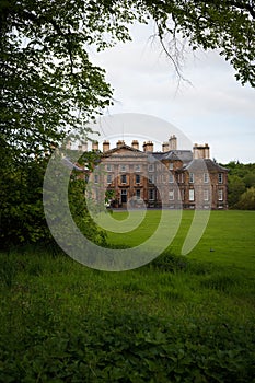 Scottish Manor house on a spring morning