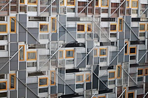 Scottish Parliament Windows, Holyrood Edinburgh Scotland