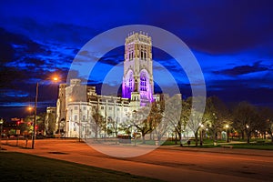 Scottish Rite Cathedral in downtown Indianapolis