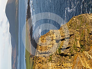 Scottish seaside cliffs