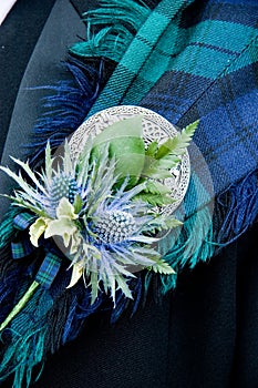 Scottish Wedding Button Hole