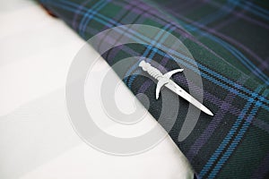 Scottish wedding kilt pin