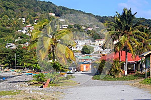 Scotts Head fishing village in Dominica, Caribbean Islands