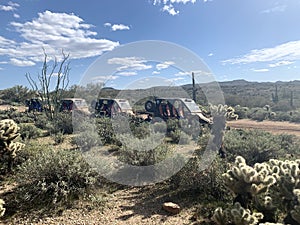 Scottsdale Arizona desert blue skies landscape