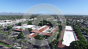 Scottsdale, Arizona, USA - Aerial Pullback / Reverse Shot 02