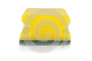 Scouring pad isolated photo