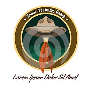 Scout camp logo