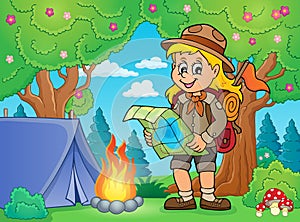 Scout girl theme image 5