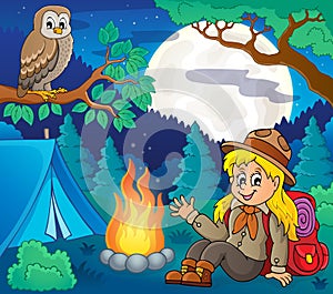 Scout girl theme image 6