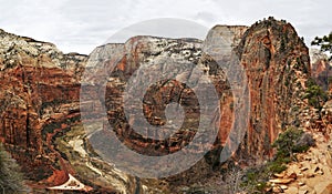 Scout Look-out, Angels Landing, Zion National Park, Utah, USA