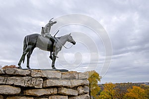 The Scout statue,Kansas city Missouri