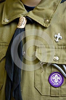 Scout uniform detail