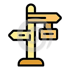 Scouting indicator icon vector flat