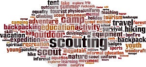 Scouting word cloud