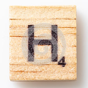 Scrabble Letter H