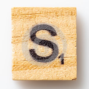 Scrabble Letter S