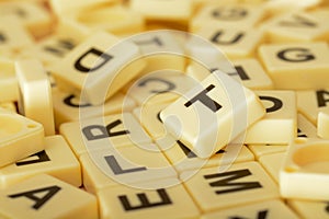 Scrabble letters in an educational context can make learning the ABCs more engaging and interactive for young students