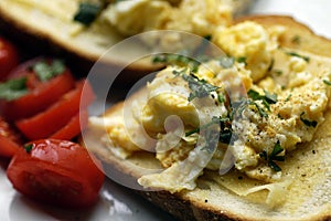 Scrambled Eggs Breakfast photo
