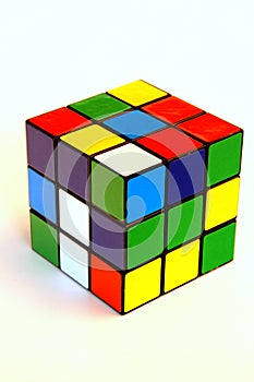 Scrambled rubik's cube