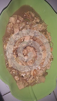 Scrambled vegetables