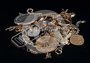 Scrap Gold & Silver Coins and Jewels