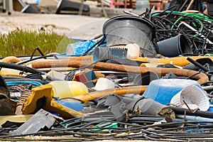 A scrap heap of plastics in Turkey