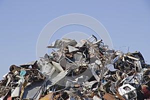 Scrap metal. photo