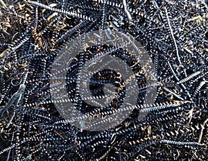 Scrap recycle metal texture for industry background.