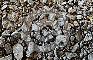 Scrap stone and scap cement