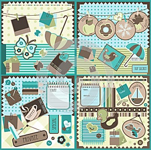 Scrapbook Christmas elements