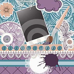 Scrapbook design pattern