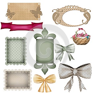 Scrapbook frame design patterns