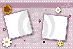 Scrapbook page frames