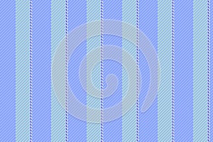 Scrapbook vertical fabric background, ornamental stripe pattern seamless. Basic vector textile texture lines in blue and light