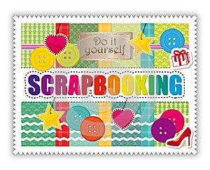 Scrapbooking arts and crafts card II