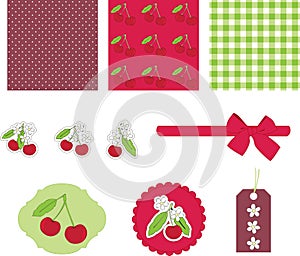 Scrapbooking. Cherry