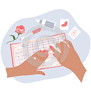 Scrapbooking Flat Concept